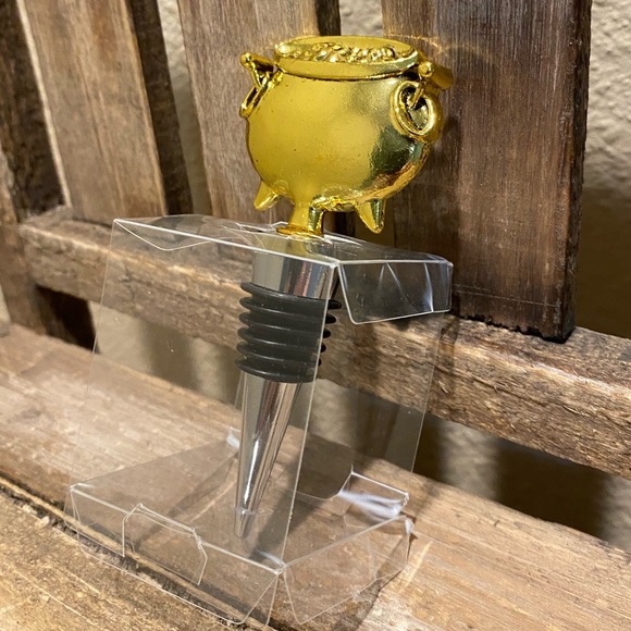 Halloween Witches Cauldron Wine Bottle Stopper, Cauldron Wine Bottle Stopper - Picture 12 of 16